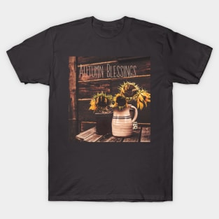 Autumn Blessings Sunflowers T-Shirt